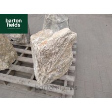 Natural Silver Quartz Stone Pre-Drilled Monolith Water Feature: SQ-403 - 560mm High