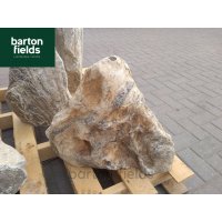 Natural Silver Quartz Stone Pre-Drilled Monolith Water Feature: SQ-507 - 440mm High