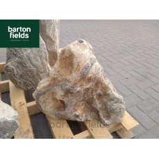 Natural Silver Quartz Stone Pre-Drilled Monolith Water Feature: SQ-507 - 440mm High