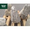 Natural Silver Quartz Stone Pre-Drilled Monolith Water Feature: SQ-508 - 500mm High