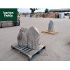 Natural Silver Quartz Stone Pre-Drilled Monolith Water Feature: SQ-612 - 915mm High
