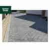 Block Paving: Granite Effect Shot Blast Paving in Dark Grey - 210x170x50mm - Pack 8.0m2