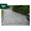 Contemporary 2 Size Block Paving in Graphite Blend - Pack 8.25m2