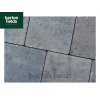 Contemporary 2 Size Block Paving in Graphite Blend - Pack 8.25m2