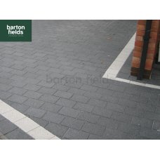 Granite Effect Shot Blast Paving, Dark Grey - 210x170x50mm - Pack 8.0m2