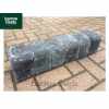 Tumbled Block Paving Low Kerbs for Driveways in Charcoal - 140mm High