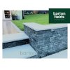 Natural Quartz Stone Contemporary Cladding in Graphite Colour- Per Square Metre (m2)
