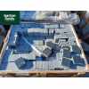 Natural Sawn Granite Cobble  Setts, Emperor Black - 10cm x 10cm x 4cm