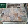 Tumbled Paving Cobble Setts in Harvest Colour. Size: 105x140x50mm