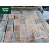 Tumbled Paving Cobble Setts in Harvest Colour. Size: 105x140x50mm