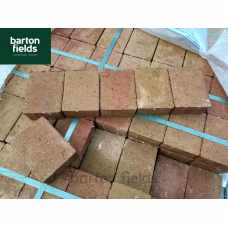 Contemporary Paving Cobble Setts in Sunset Colour. Size: 105x140x50mm