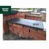 Black Copings: Natural Granite Flat Double Coping Stone in Emperor Black - 600mm x 300mm x 25mm