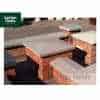 Natural Sandstone 60cm x 60cm Pier Cap in Forest Blend Colour - for 2.5 Brick Pier