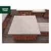 Natural Sandstone 60cm x 60cm Pier Cap in Forest Blend Colour - for 2.5 Brick Pier