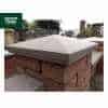 Natural Sandstone 60cm x 60cm Pier Cap in Forest Blend Colour - for 2.5 Brick Pier