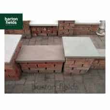 Natural Sandstone Flat Copings for Double Wall in Forest Blend Colour - 60x30x4cm