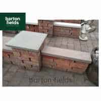 Natural Sandstone Flat Copings for Single Wall in Forest Blend Colour - 60x15x4cm