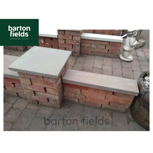 Natural Sandstone Flat Copings for Single Wall in Forest Blend Colour - 60x15x4cm