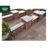 Natural Sandstone Flat Copings for Single Wall in Galaxy Black Colour - 60x15x4cm