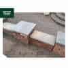 Natural Sandstone 48cm x 48cm Pier Cap in Galaxy Black Colour - for 2 Brick Pier