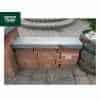 Natural Sandstone Flat Copings for Single Wall in Galaxy Black Colour - 60x15x4cm