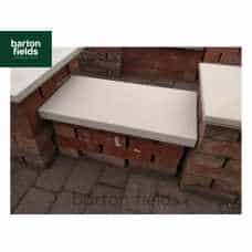 Natural Sandstone Flat Copings for Double Wall in Mint Colour - 60x30x4cm