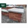 Natural Black Sandstone Reclaimed Style 2.5 Brick Pier Caps - 620mm x 620mm x 50mm