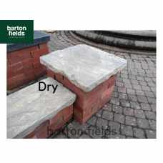 Natural Black Sandstone Reclaimed Style 2 Brick Pier Caps - 500mm x 500mm x 50mm 