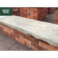 Natural Black Sandstone Reclaimed Style Double Wall Coping Stones - 900mm x 300mm x 50mm 