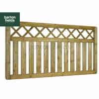 Cross Top Fence Panel 90cm x 180cm