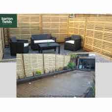 Milan Contemporary Fence Panel - 120cm x 180cm