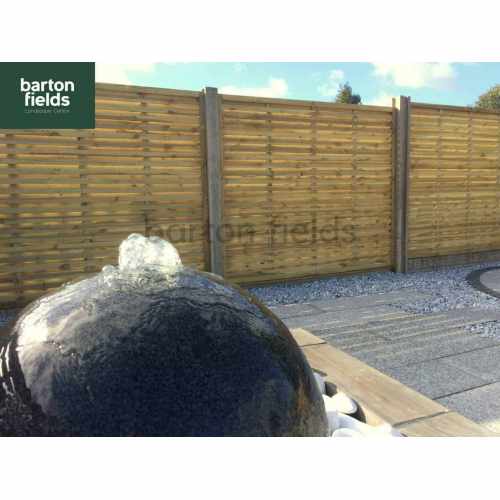 Monaco Contemporary Fence Panel - 150cm x 180cm