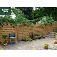 Chelsea Wave Top Fence Panel 180cm x 180cm