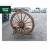 Cartwheel Two Person Garden Seat - Made from Reclaimed Teak