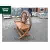 Cartwheel Two Person Garden Seat - Made from Reclaimed Teak