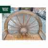 Cartwheel Two Person Garden Seat - Made from Reclaimed Teak