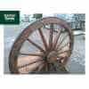 Cartwheel Two Person Garden Seat - Made from Reclaimed Teak