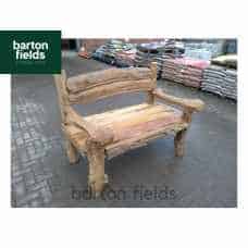  Giant's Garden Bench / Seat: 1400mm Wide - Made from Reclaimed Teak 