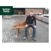 Root Garden Bench / Seat: 1570mm Wide - Made from Reclaimed Teak