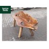Root Garden Bench / Seat: 1570mm Wide - Made from Reclaimed Teak