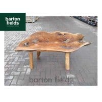  Root Garden Bench / Seat: 1570mm Wide - Made from Reclaimed Teak 