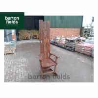  Storytellers' Garden Throne Chair: 1900mm High - Made from Reclaimed Teak 