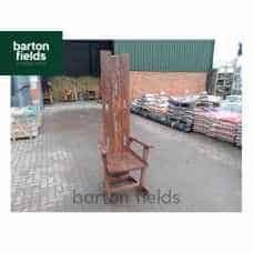  Storytellers' Garden Throne Chair: 1900mm High - Made from Reclaimed Teak 