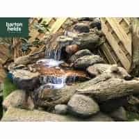 Large Boulder River Falls