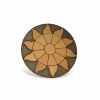 Bowland Aurora Circle Feature in Antique Grey/Barley - 1.8m Diameter