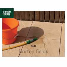 Bradstone Peak Riven Paving Slabs in Buff - Slight Seconds 450x450mm Slabs - Pack (40)