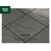 Bradstone Peak Riven Paving Slabs in Dark Grey. Slight Seconds 600x600mm Slabs - Pack (20)