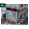 Bradstone Peak Riven Paving Slabs in Dark Grey.  Slight Seconds 450x450mm Slabs - Pack (40)