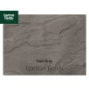 Bradstone Peak Riven Paving Slabs in Dark Grey.  Slight Seconds 450x450mm Slabs - Pack (40)