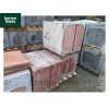 Bradstone Peak Riven Paving Slabs in Red. Slight Seconds 600x600mm Slabs - Pack (20)